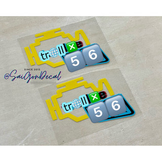 Tem Sticker DTF TROLL.XE Phiên Bản Kỉ Niệm & 56 Team 2025 |SGDC - 1 Cái/Cặp|