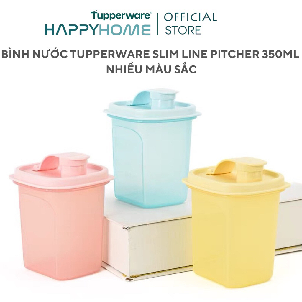 Bình Nước Tupperware Slim Line Pitcher 350ML - Chính Hãng Bảo Hành Trọn ...