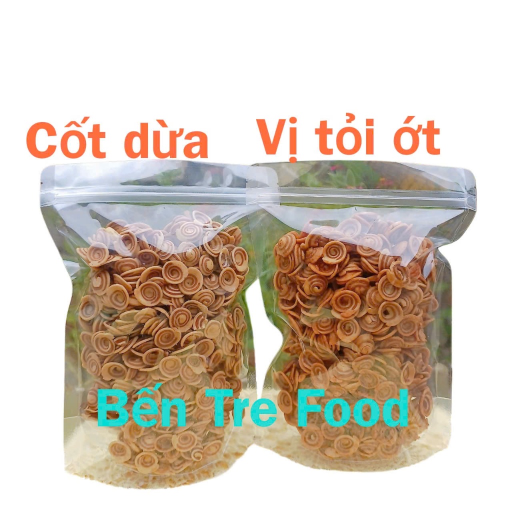 (Quà tặng)Combo 3 túi (1,5KG) Bánh Mix 3 Vị ( Tai nhí cốt dừa, tỏi ớt, đuông sầu riêng)