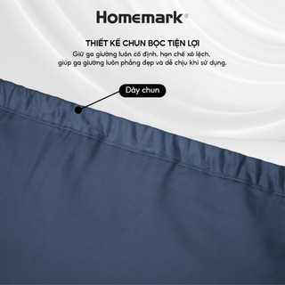 Bộ chăn ga gối lụa tencel Homemark - 100% tencel thiên nhiên cao cấp, mềm mịn, thoáng mát