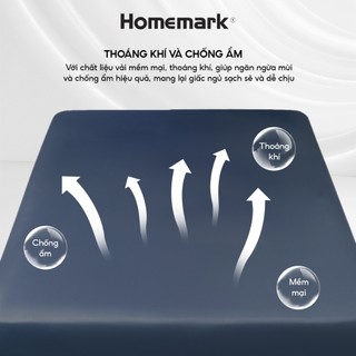Bộ chăn ga gối lụa tencel Homemark - 100% tencel thiên nhiên cao cấp, mềm mịn, thoáng mát