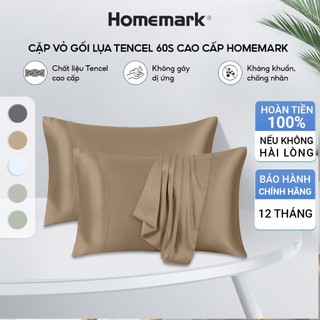 Cặp vỏ gối nằm Tencel 60s mềm mịn thoáng mát 50x70cm Homemark