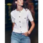 Áo len cardigan trắng tay ngắn cúc túi giả dáng basic thanh lịch Hàng Chuẩn Xịn