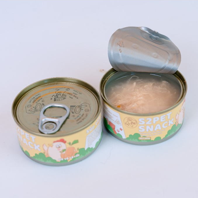 [Combo 24] Pate S2Pet Gravy Cho Mèo Lon 85g Thịt Tươi Giàu Dinh Dưỡng, Bổ Sung Đầy Đủ Dinh Dưỡng
