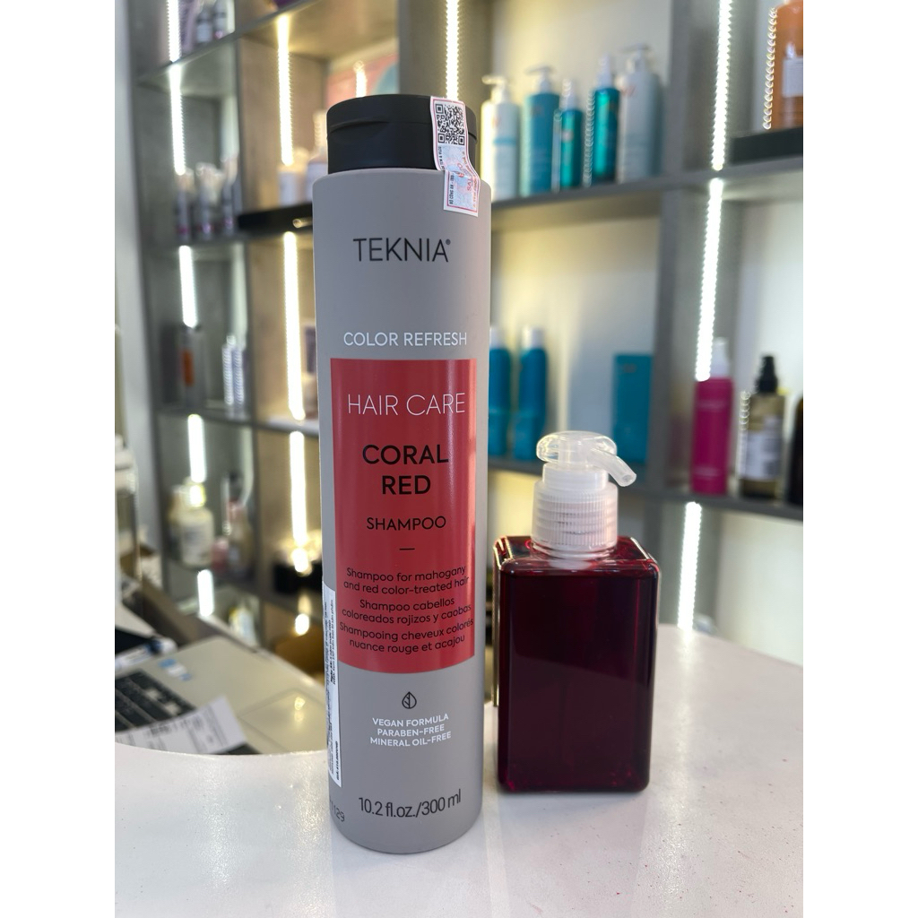 [ Chính Hãng ] Dầu Gội Xả tăng cường ánh sắc Đỏ Red  trên nền tóc Tẩy Lakme