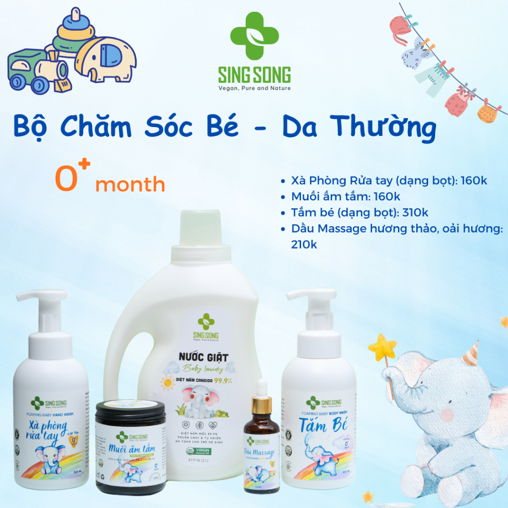 Dầu massage cho bé I SingSong I thư giãn, dưỡng ẩm, dễ ngủ cho cả Mẹ và Bé - 50ml