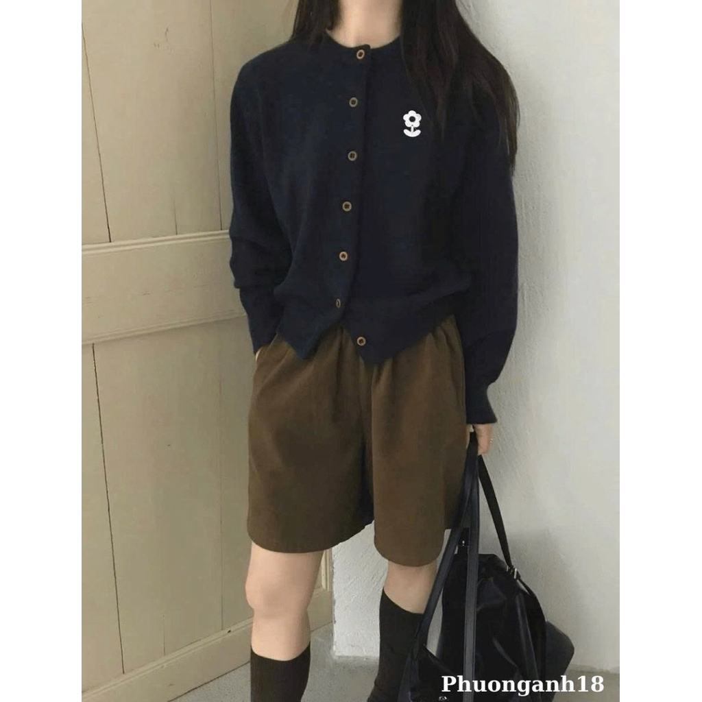 Áo cdg thêu hoa tag cổ siêu hot hàng QC A135-1
