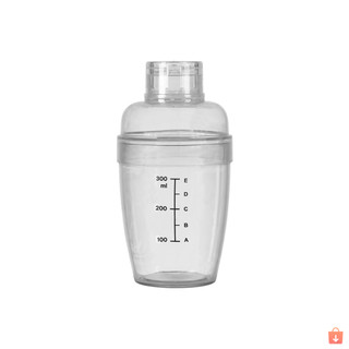 Combo 3 bình lắc pha chế chia vạch nhựa trong suốt Việt Nhật 320ml 460ml 600ml ms: 0101/ 0102/ 0103