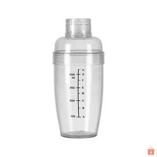 Combo 3 bình lắc pha chế chia vạch nhựa trong suốt Việt Nhật 320ml 460ml 600ml ms: 0101/ 0102/ 0103