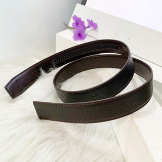dây lưng nam không mặt có răng cưa dùng cho mặt khóa tự động bản rộng 3.5cm