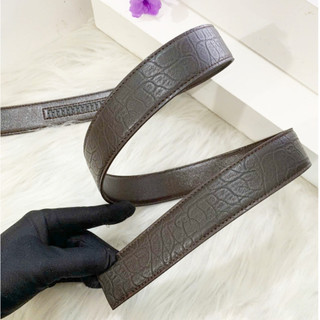 dây lưng nam không mặt có răng cưa dùng cho mặt khóa tự động bản rộng 3.5cm