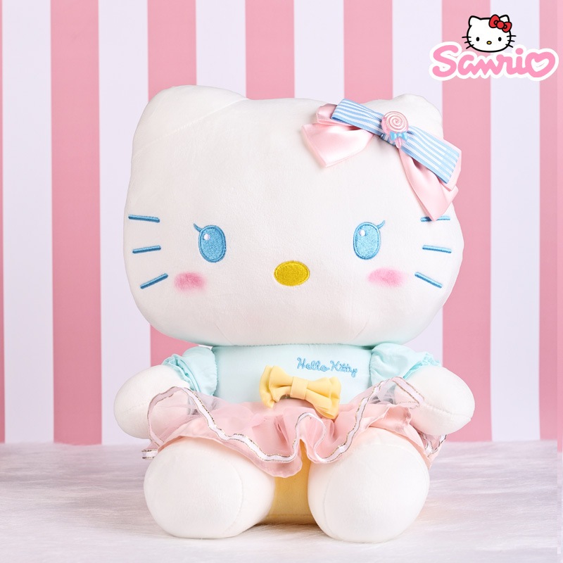 Gấu Bông Hello Kitty Cute Đáng Yêu, Thú Nhồi Bông HelloKitty Mặc Váy Hàng Cao Cấp Làm Quà Tặng Cho Bé Gái, Babisu