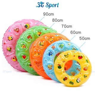 Phao bơi hình tròn 2 lớp chất liệu PVC dày dặn - Phao tròn đủ kích thước cho cả người lớn và trẻ em