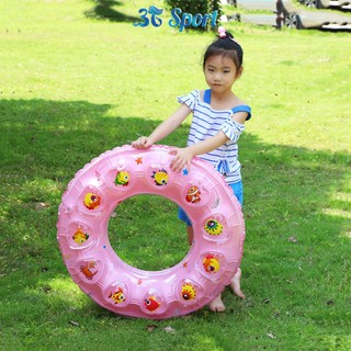 Phao bơi hình tròn 2 lớp chất liệu PVC dày dặn - Phao tròn đủ kích thước cho cả người lớn và trẻ em