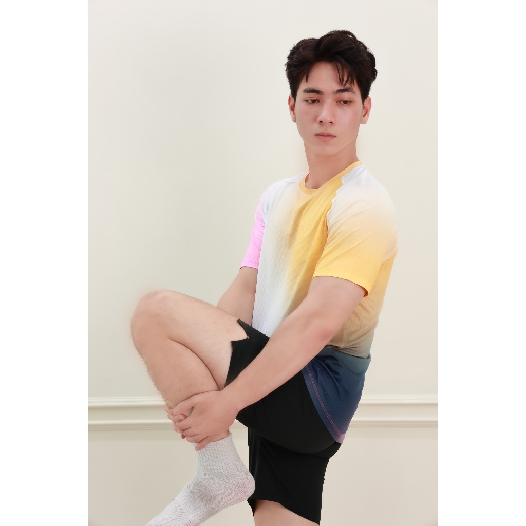 Áo Thể Thao Nam HG Cổ Tròn Tay Ngắn Thoáng Khí Chống Tia UV| A25TS-M