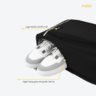 Balo cầu lông thể thao Natoli nam nữ đựng giày, đựng laptop chống nước - ProSport Backpack B26