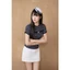 Áo Mongtoghi Kẻ Ngang Ôm Sát Có Bèo Viền Cổ, Tay Áo 2K01.2509. Áo Len Dáng Ôm Nữ Thời Trang, Thanh Lịch, Preppy Style JM