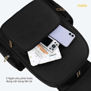 Balo thời trang chính hãng Natoli nam nữ đẹp, nhiều ngăn, chống thấm nước đi học - Everyday Utility Backpack B19