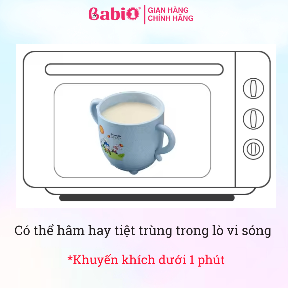 Cốc Tập Uống Tập Hút Lúa Mạch Babi 1 Có Ống Hút Kèm Theo Cho Bé Từ 6 Tháng Sống Xanh