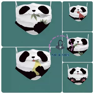 {Set 10/50c) Khẩu Trang Hoạt Hình 🐼Panda Người Lớn