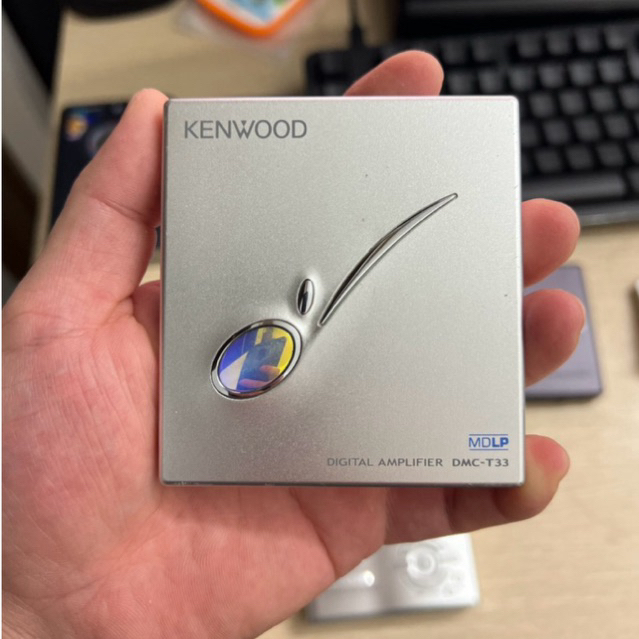 Máy nghe nhạc MD kenwood bạc