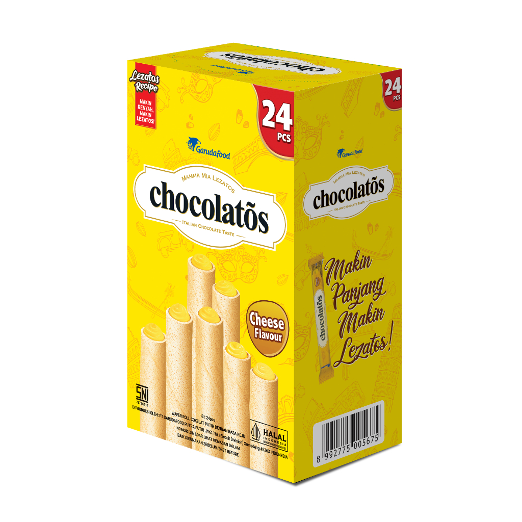 Combo 2 Bánh cuộn Chocolatos Phô Mai 336g | Kido Group