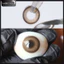 Lens mắt FB-210 Brown màu nâu trơn tự nhiên, viền to, size lớn - thương hiệu LUNA EYES