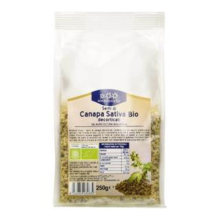 Hạt gai d ầ u hữu cơ đã tách vỏ Sottolestelle organic hem seeds 250g
