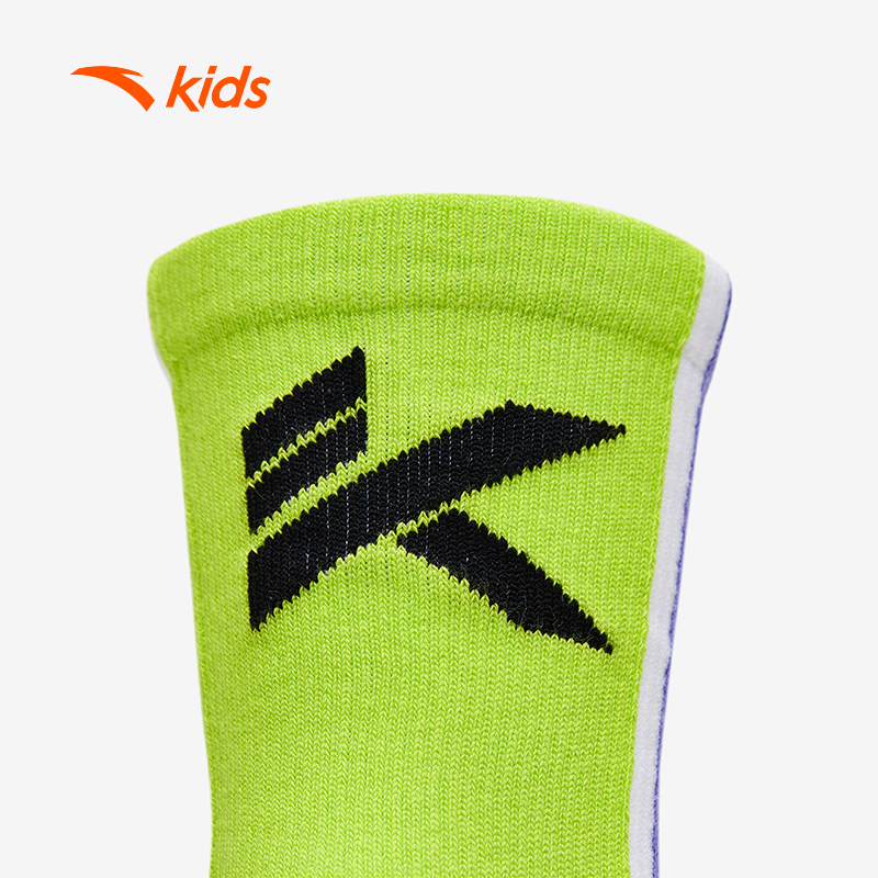 Tất Thể Thao Cổ Cao Bé trai Basketball Big Kids 7-14 Years Stocking ANTA KIDS 3925A1311