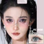 Lens mắt FC-406 Gray màu xám mắt mèo light sáng, viền đen, size lớn - thương hiệu LUNA EYES