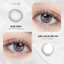 Kính áp tròng khoá ẩm 10H 3 Tháng Màu Xám CARASE, Lens cận RUSS GRAY