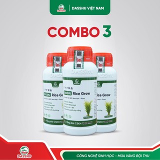 DASSHU RICE GROW - Phân Bón Lúa Hỗ Trợ Đẻ Nhánh, Làm Đòng, Trổ Bông, Bổ Sung Humic Và Vi Lượng