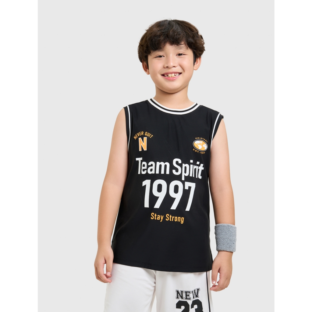Áo ba lỗ active bé trai CANIFA có hình in 2TA25S004