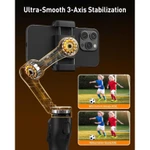 Hohem iSteady X3 SE – Gimbal chống rung cho iPhone, gimbal điện thoại 3 trục với điều khiển từ xa tháo rời, thiết kế gập — ảnh 2
