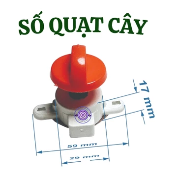 Combo 5 Công tắc quạt cây B4-B5 - Số xoay quạt cây-Núm điều chỉnh tốc độ gió cho quạt