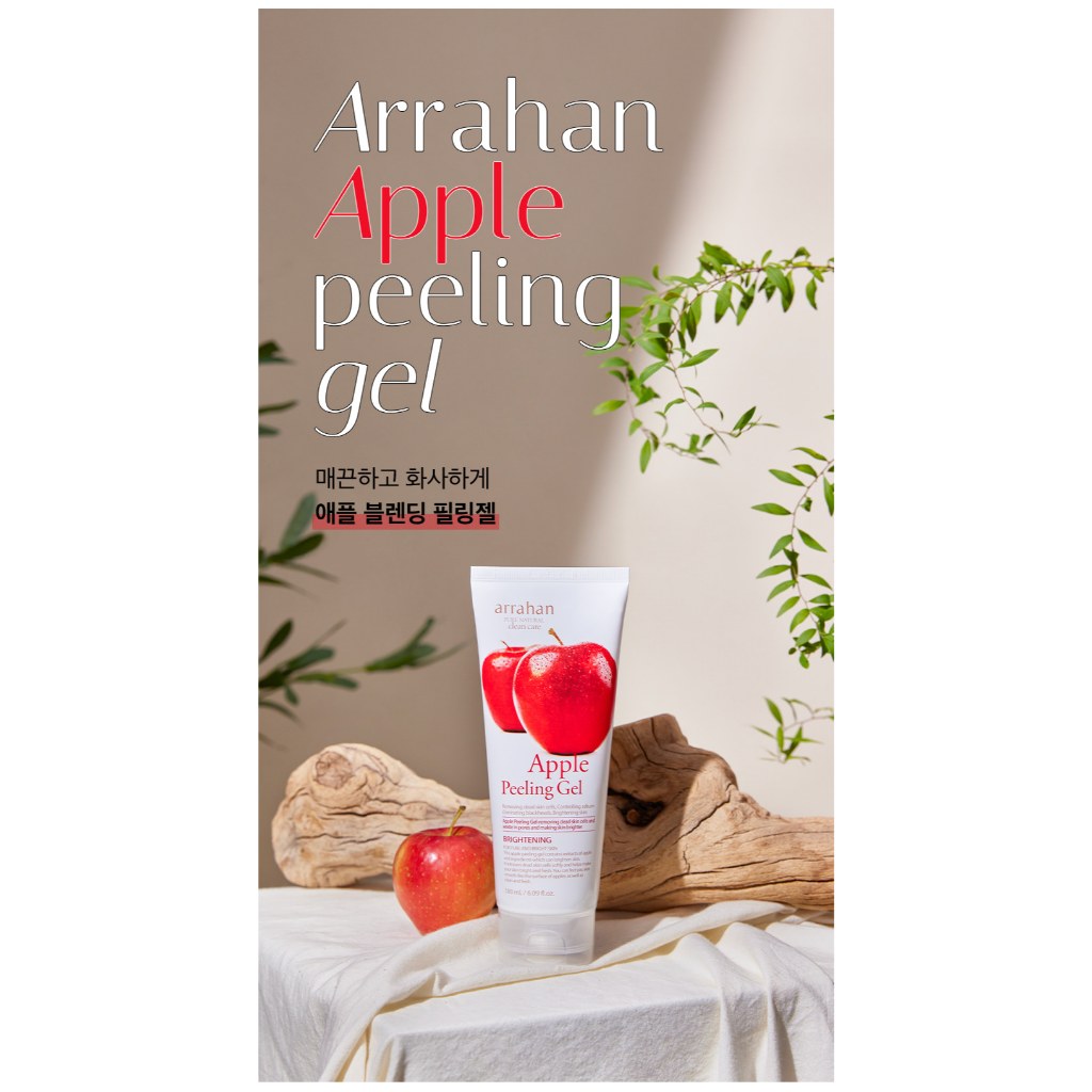 Tẩy Da Chết Arrahan Apple Peeling Gel - Tẩy Da Chết Hỗ Trợ Da Sáng, Mịn Màng Hàn Quốc 180ml