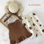 Set Đồ Bé Gái, Set Đồ Bộ Sát Nách Mix Quần Quần Thụng Chấm Bi Chất Liệu Cotton Mềm