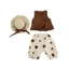 Set Đồ Bé Gái, Set Đồ Bộ Sát Nách Mix Quần Quần Thụng Chấm Bi Chất Liệu Cotton Mềm