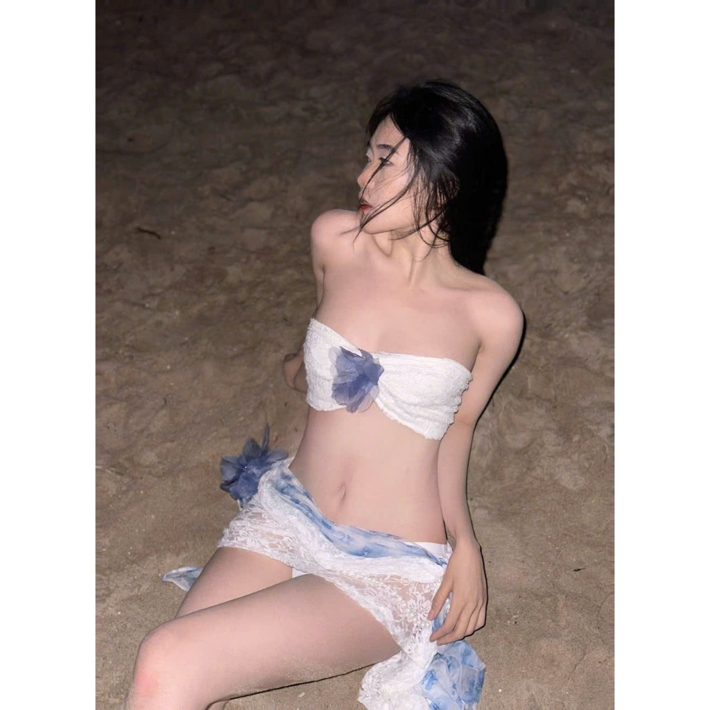 [ BKN 920 ] Set bikini đi biển HOTTREND mùa hẹ phong cách Thái chanh sả Han.T Shop