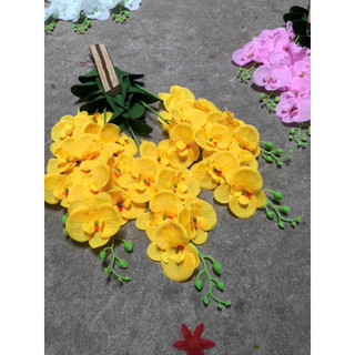 Hoa lan hồ điệp treo tường - Hoa lụa cao cấp