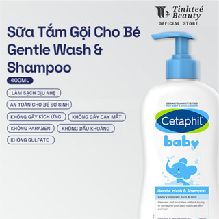 Sữa tắm gội dịu lành cho bé CETAPHIL BABY GENTLE WASH & SHAMPOO 400ML
