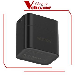 Hộp sạc pin Lithium 1.5V Beston M7036 sạc 8 khe pin AA, sạc nhanh, pin dung lượng siêu cao