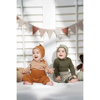 Bộ dài kèm mũ sz 3-6,6-9 sale