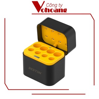 Hộp sạc pin Lithium 1.5V Beston M7037 sạc 8 khe pin AA / AAA, sạc nhanh, pin dung lượng siêu cao