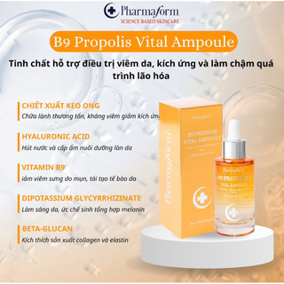 [Hàng công ty]Tinh Chất Keo Ong Pharmaform B9 Propolis Vital Ampoule 50ml