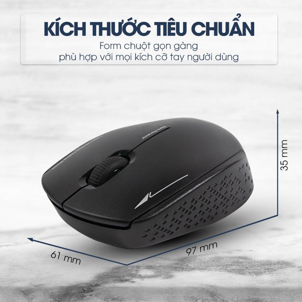 [SIÊU DEAL] Chuột Không Dây ZADEZ M-331 - Thiết Kế Ergonomic, Cảm Biến PixArt, 1200DPI, Có Nhiều Màu