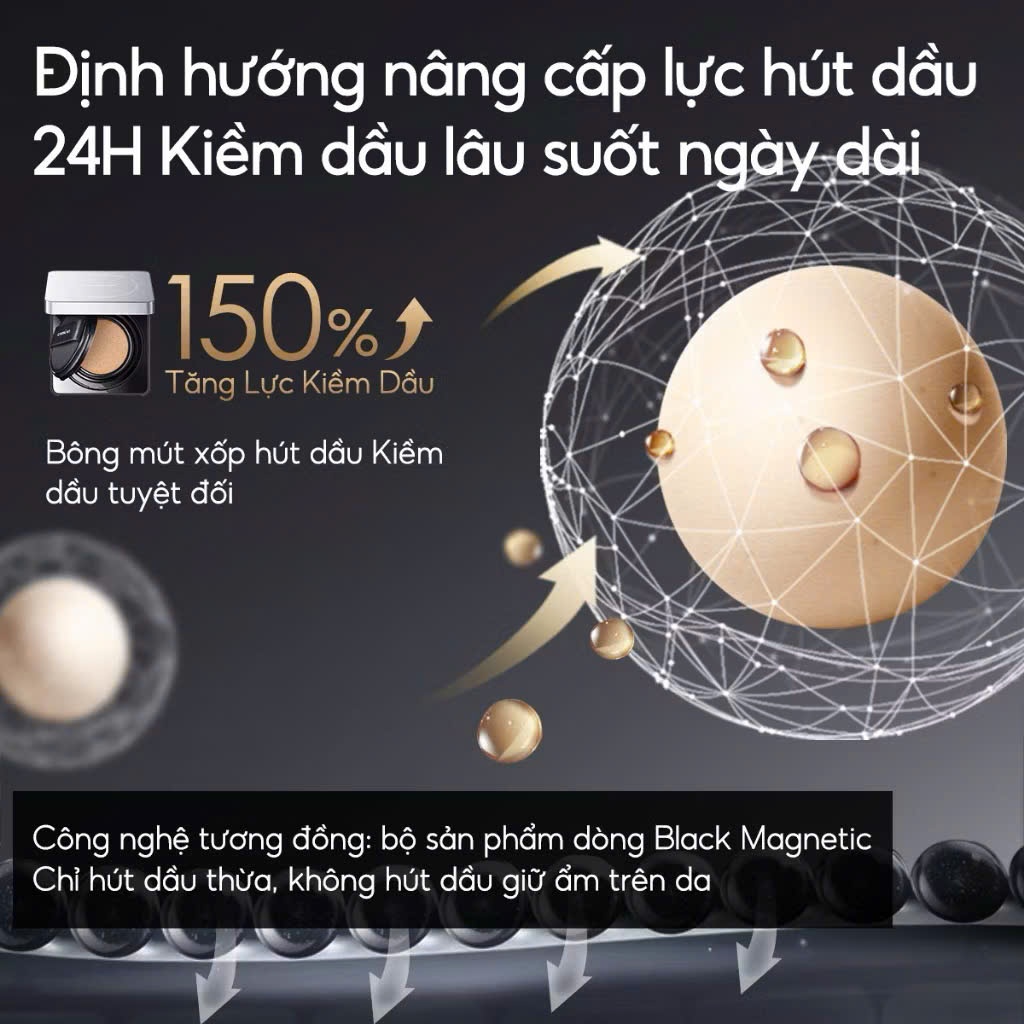 Phấn nước CARSLAN che phủ tốt kiềm dầu dưỡng ẩm lâu trôi 11g | NHÍM HOUSE
