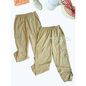 Quần Thể thao Nam Màu nâu Woven Cargo Trousers HJ1991-297