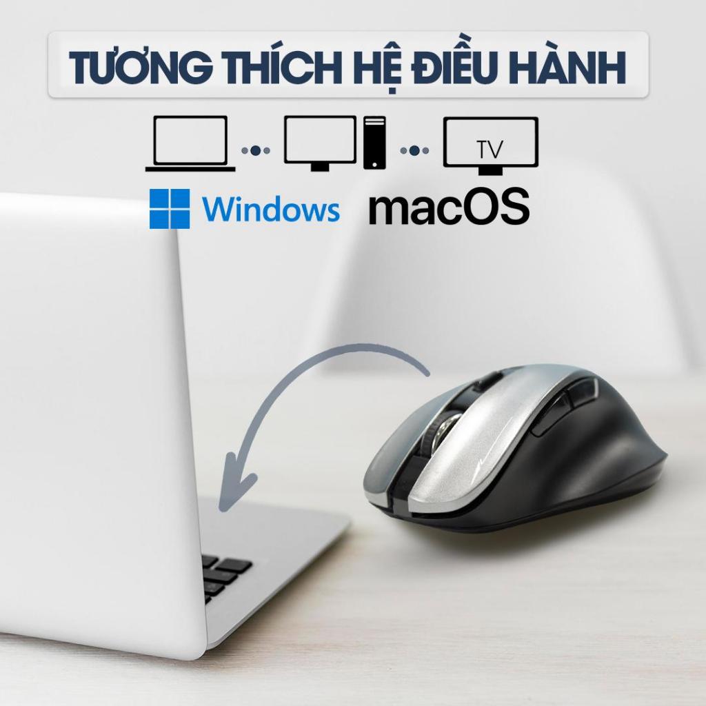 Chuột Không Dây ZADEZ M-353G - 1600DPI, Cảm Biến PixArt