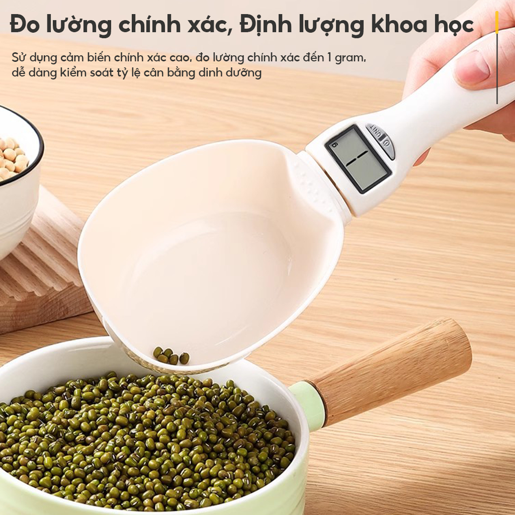 Muỗng cân điện tử đa năng nhà bếp - Cân trọng lượng thực phẩm, cà phê chính xác 0.1g